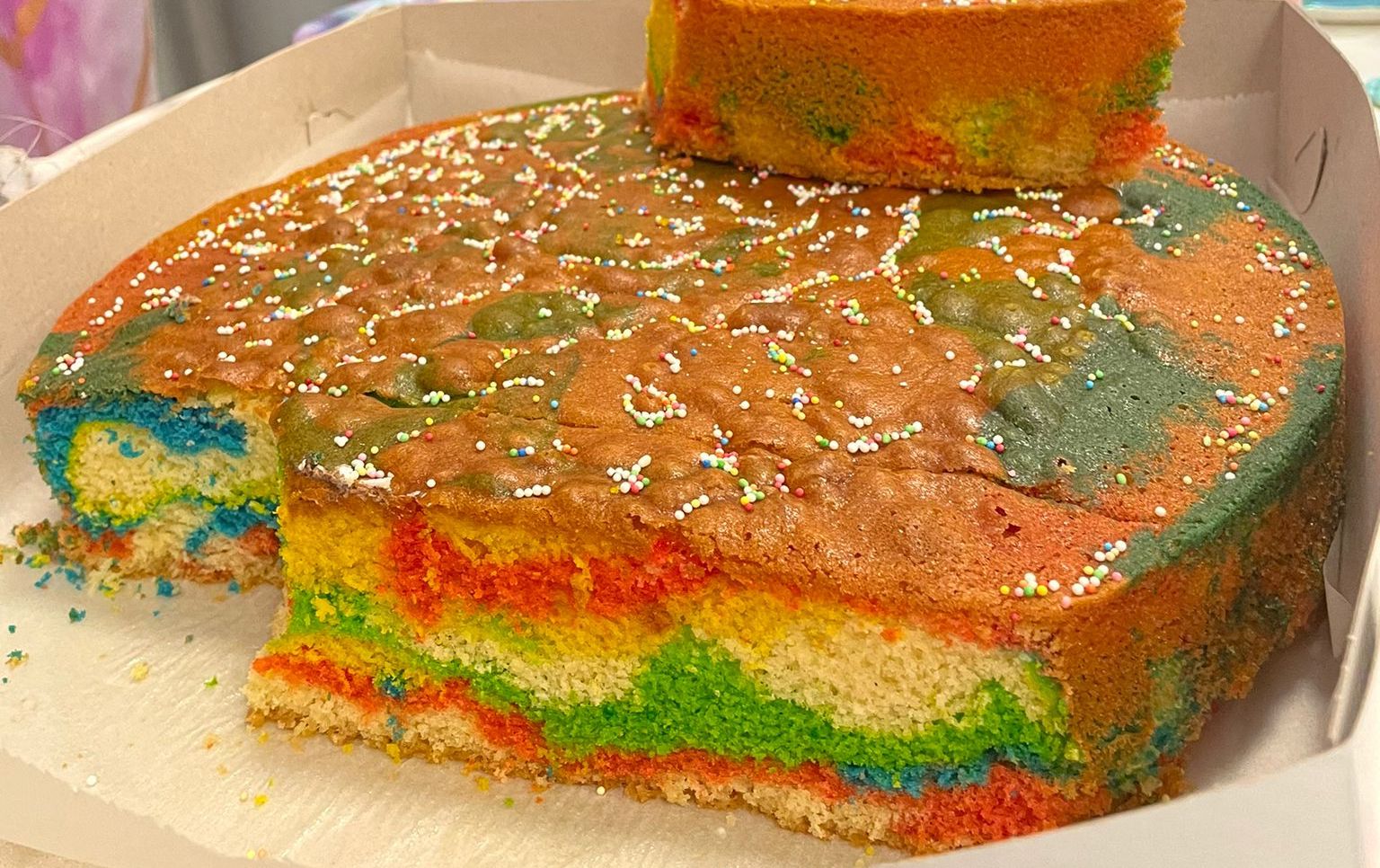 Rainbow cake